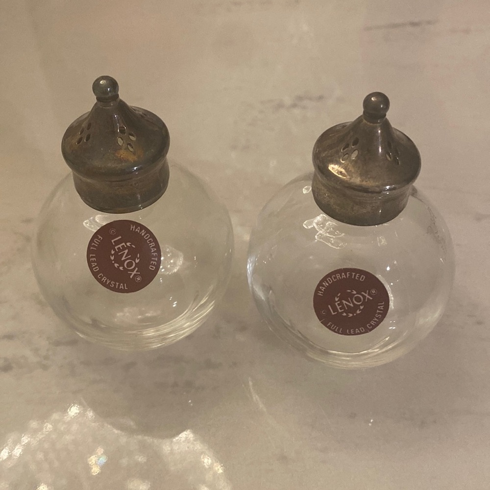 Vintage lenox salt and pepper